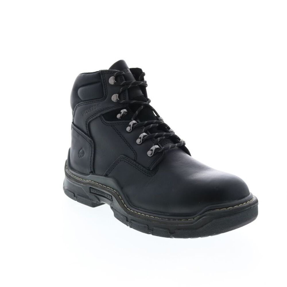Wolverine Mens Raider Durashocks 6" Black Boots (NWT) - Picture 2 of 7